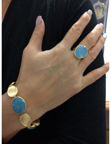 Marco Bicego Lunaria желтое золото кольцо: AB565-AQD