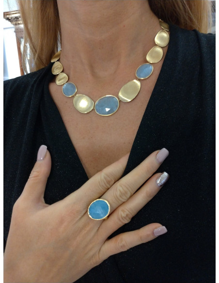 Marco Bicego Lunaria желтое золото кольцо: AB565-AQD