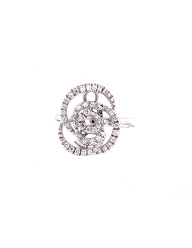 DAMIANI BOCCIOLO Ring in Weißgold und Diamanten...