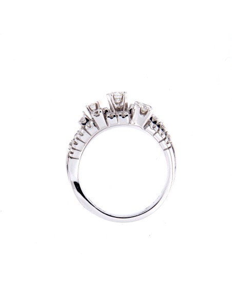 DAMIANI NOTTE DI SAN LORENZO кольцо из белого золота и бриллиантов (1.28 кар)  Ref. 20013640