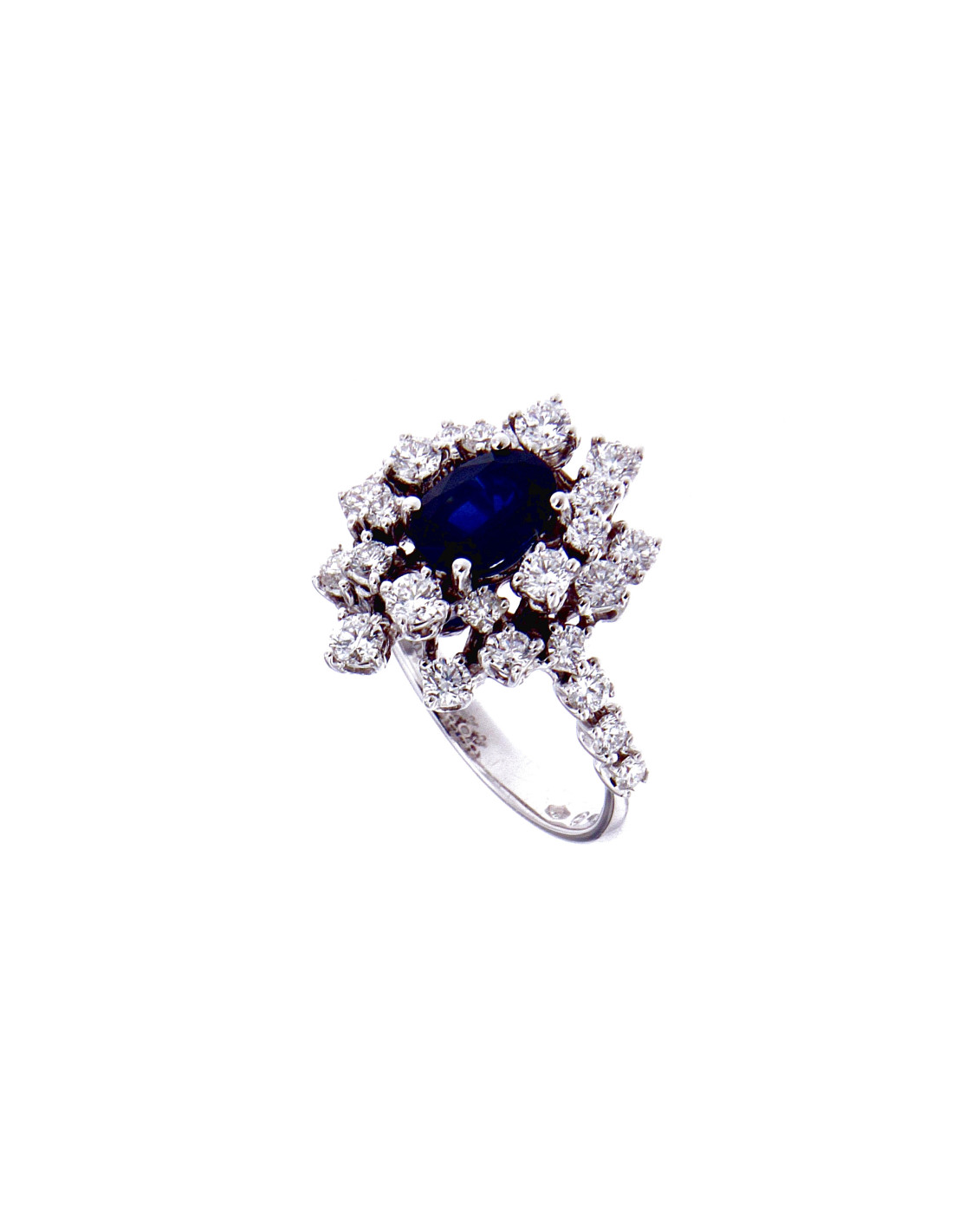 Anello zaffiro e diamanti damiani deals