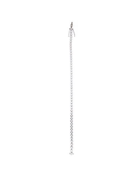 Damiani Minou белого "TENNIS" золота браслет с бриллиантами 1.71 ct