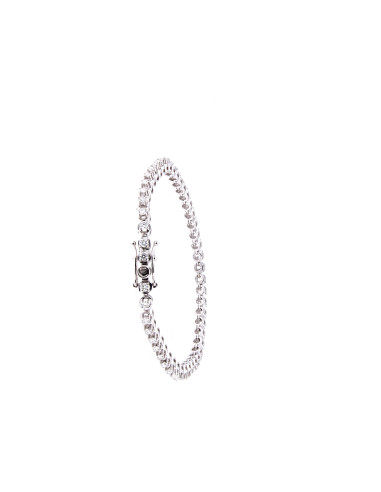 Damiani Minou Weißgold Armband "TENNIS" mit...
