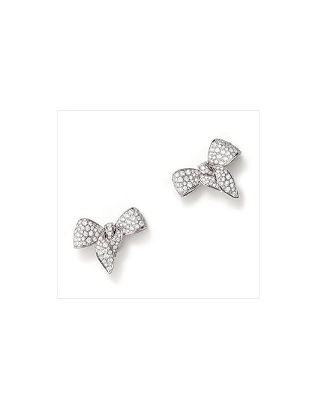 DAMIANI FIOCCO ORECCHINI IN ORO BIANCO CON DIAMANTI (1,71 ct)  Ref. 20068547