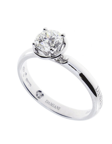 DAMIANI MINOU 4 griff кольцо из белого золота с бриллиантом 0.15 ct - 20087593