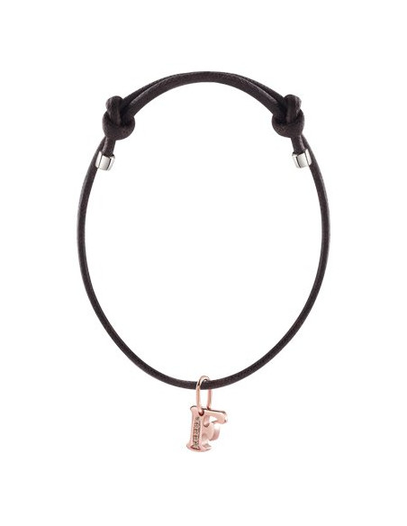 DAMIANI D.FIRST BRACCIALE CON CHARM lettera "F" e DIAMANTI Ref. 20062616