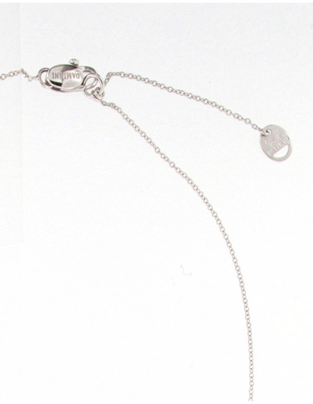 Damiani Belle Epoque COLLANA CUORE IN ORO BIANCO CON DIAMANTI (ct 0.18) ref: 20089209