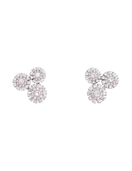 DAMIANI MARGHERITA Ohrringe aus Weißgold und Diamanten 20089285