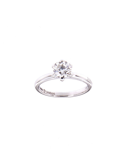 DAMIANI VERAMORE 6 griff RING WHITE GOLD 1.00 ct F VS2 - GIA
