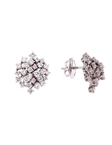 DAMIANI MIMOSA серьги из белого золота и...