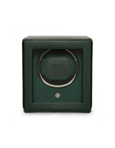 WOLF CUB WINDER WITH COVER single watch winder green