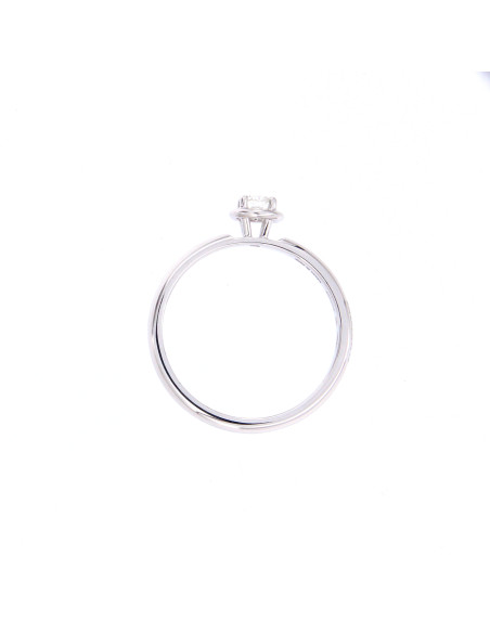 DAMIANI MINOU 4 griff кольцо из белого золота с бриллиантом 0.20 ct - 20087592