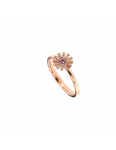 DAMIANI MARGHERITA Roségold-Ring Diamanten und Amethyst...