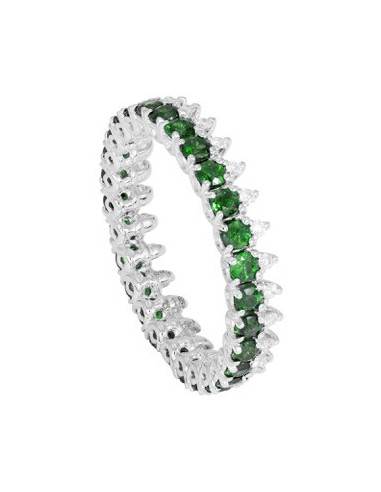 GOLAY Emerald Collection "LADY D" Ring in gold, diamonds and emeralds 0.69 ct - ADG015SMDI