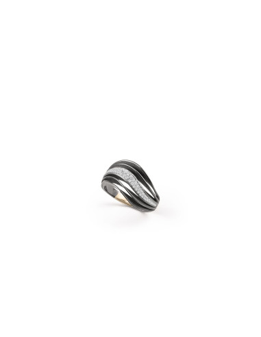 ANNAMARIA CAMMILLI VELAA PAVE' Золотое кольцо с бриллиантами Ref: GAN3259