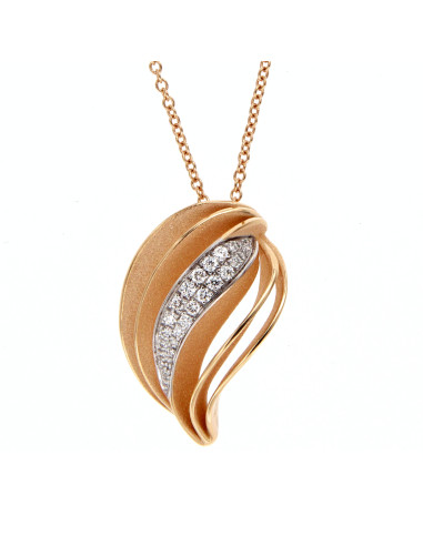 ANNAMARIA CAMMILLI VELAA PAVE' necklace gold...