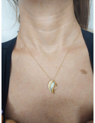 ANNAMARIA CAMMILLI VELAA PAVE' necklace gold...