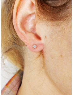 DAMIANI BEAUTY серьги из белого золота и бриллиантов 0.22 ct 2