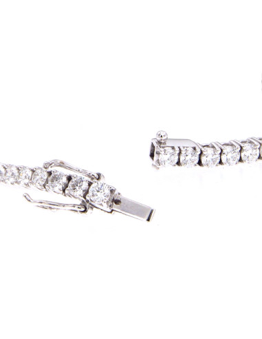 DAMIANI LUCE WHITE GOLD "TENNIS" BRACELET WITH...