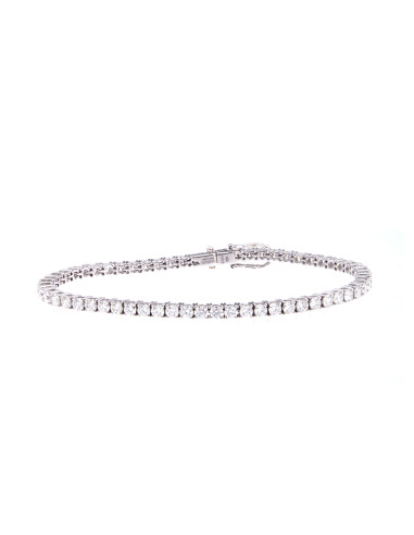 DAMIANI LUCE WHITE GOLD "TENNIS" BRACELET WITH...
