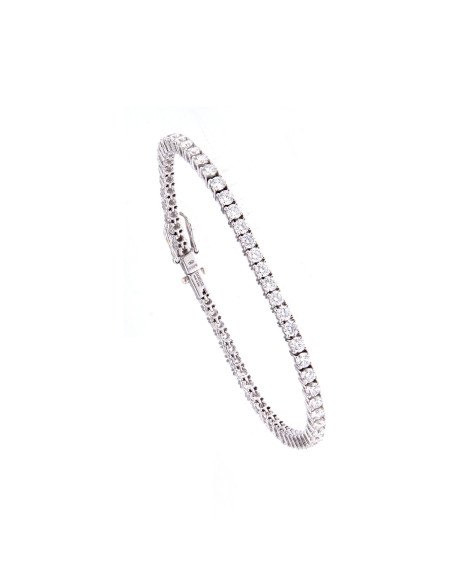 DAMIANI LUCE WHITE GOLD TENNIS BRACELET WITH DIAMONDS 4.27 CT 20084838