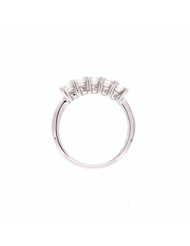 DAMIANI LE VERETTE кольцо из белого золота и 5...
