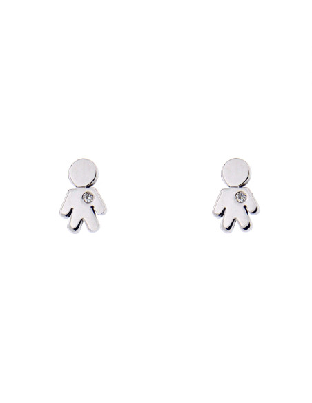 Easy orecchini BAMBINO in oro e diamanti (0.02 ct) ref: 212-M365/M