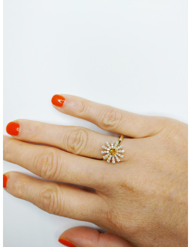 DAMIANI MARGHERITA YELLOW GOLD DIAMONDS AND...
