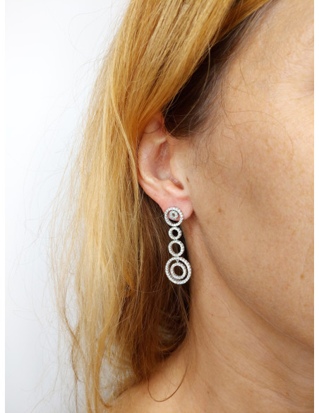 Crivelli Diamonds Collection Серьги из золота и бриллиантов 1,55 кар - 266-B041