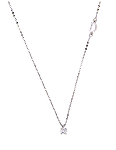DAMIANI LUCE Halskette in Weißgold und Diamanten 0.16 ct