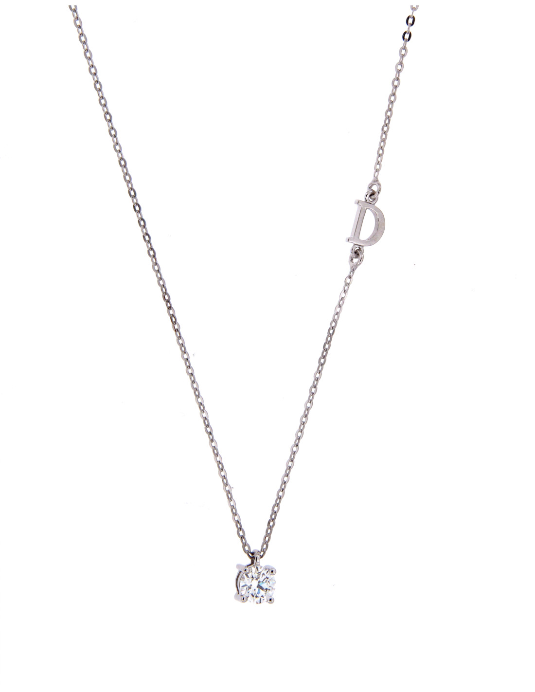 DAMIANI LUCE WHITE GOLD AND DIAMOND NECKLACE 0.30 ct - 20055863