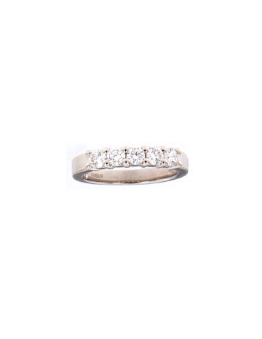 DAMIANI VERAMORE RING WHITE GOLD AND 5 DIAMONDS...