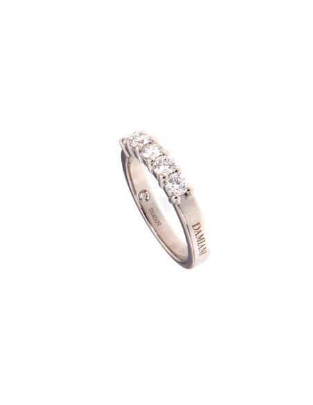 DAMIANI VERAMORE RING WHITE GOLD AND 5 DIAMONDS 0.70 ct - 20055909