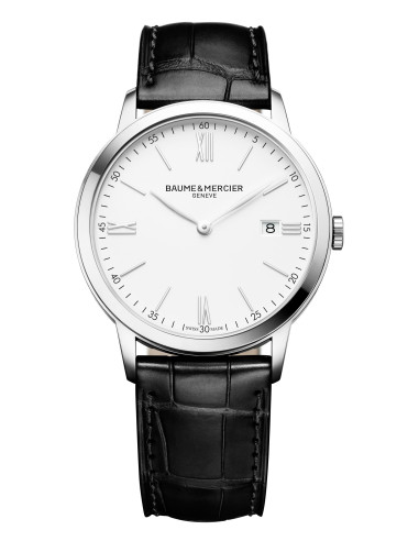 BAUME & MERCIER CLASSIMA steel and leather - M0A10323