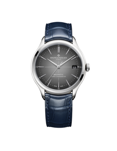 BAUME & MERCIER CLIFTON BAUMATIC acciaio e pelle - M0A10550