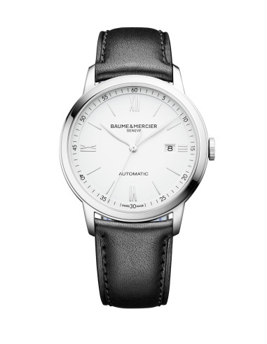BAUME & MERCIER CLASSIMA steel and leather - M0A10332
