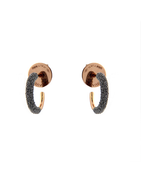 Pesavento BASIC GOLD 18kt золотые серьги с бриллиантовой пудрой YBSCO041