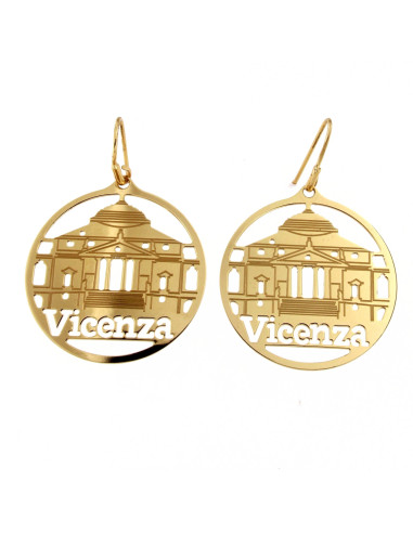 Misis City Hall Earrings Vicenza silver goldplated OR08447