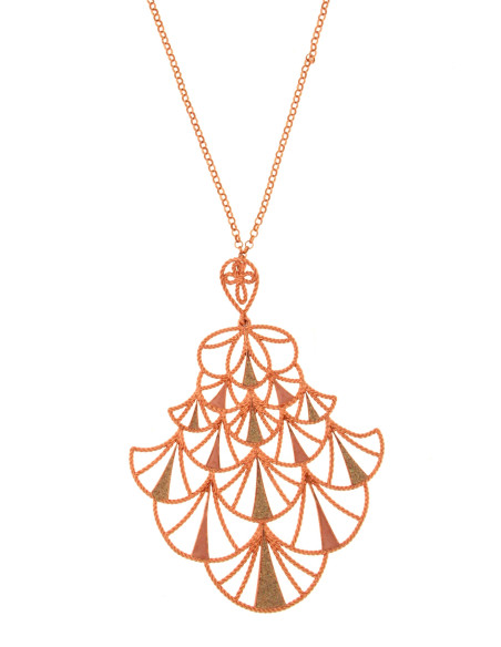 Misis Emera Halskette aus 18kt vergoldetem Silber, Emaille CA08280