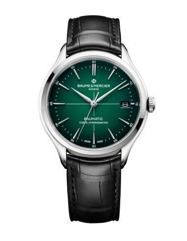 BAUME MERCIER CLIFTON BAUMATIC Stahl und Leder M0A10592