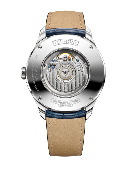 BAUME & MERCIER CLIFTON BAUMATIC acciaio e pelle - M0A10592