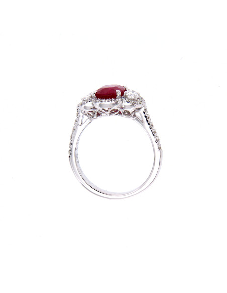 Crivelli Ruby Collection Ring in gold, Diamonds and ruby 2.00 ct - 000-3915NS