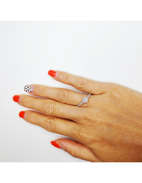 Crivelli Коллекция Diamonds Кольцо из золота и бриллиант 0.45 карат - 326-AN237-3