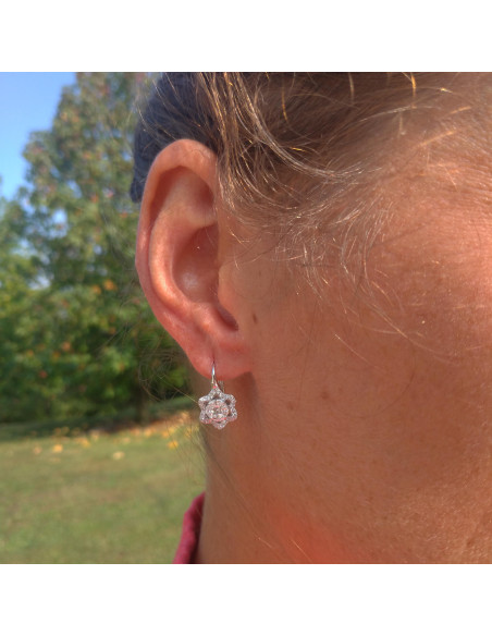 Crivelli Diamonds Collection Серьги "ЗВЕЗДА" из золота и бриллиантов 0,96 кар - 035-VE25971