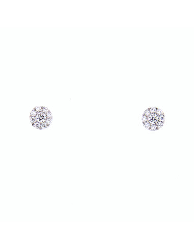 Crivelli Diamonds Collection Gold- und Diamantohrringe "KREIS" 0,25 ct - 117-OR280