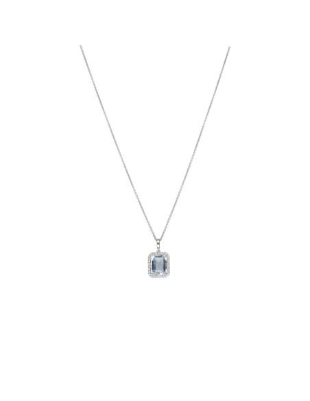 Crivelli AcquaMarina Collection Колье из золота, бриллиантов и аквамарина 3.94 кар. - 372-3108