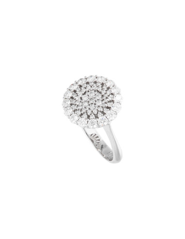 GOLAY collection Classic "CERCHIO DI LUCE" white gold ring and diamonds ct. 1.18 - APV018DI