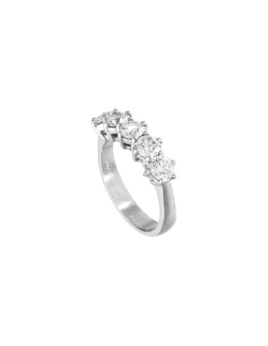 Crivelli Коллекция Diamonds Золотое кольцо с 5 бриллиантами 1,53 кар - 024-0406