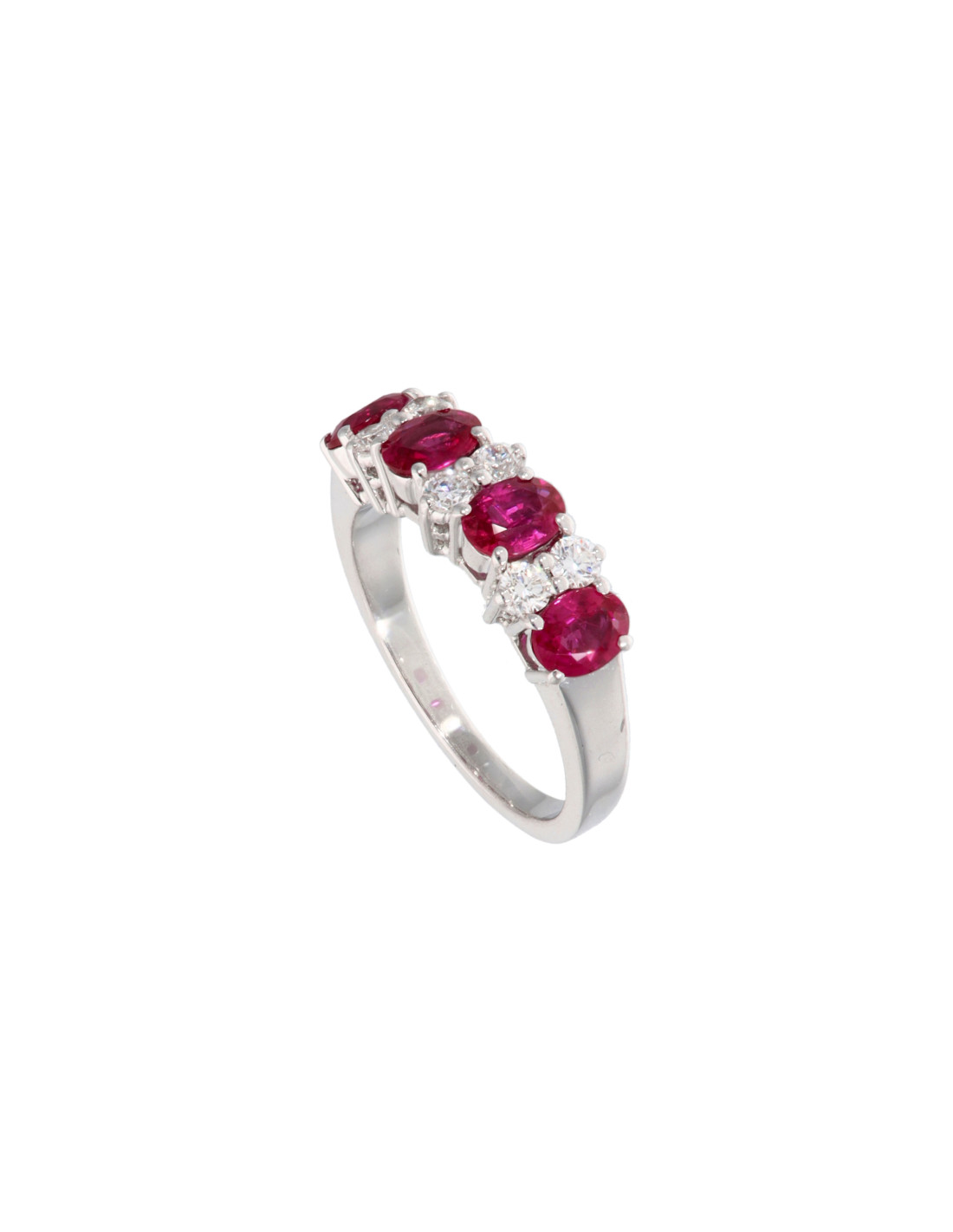 Crivelli Ruby Collection Ring in gold, Diamonds and rubys 1.54 ct