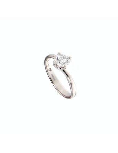 DAMIANI BEAUTY anello in oro bianco e diamante 0.70 ct